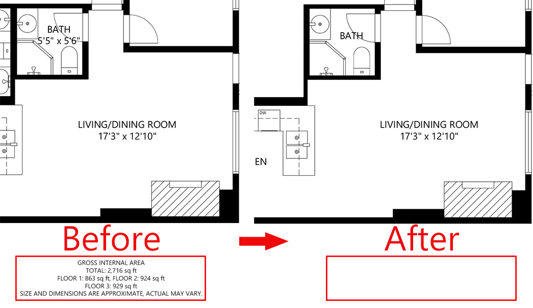 Hide Gross Internal Area information - Home3ds