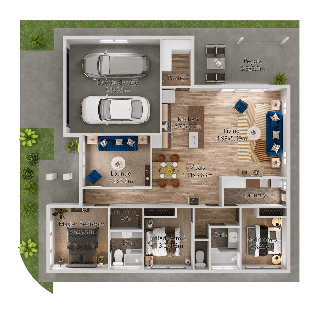 3D Floor Plan - Home3ds