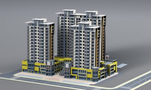 3d building model