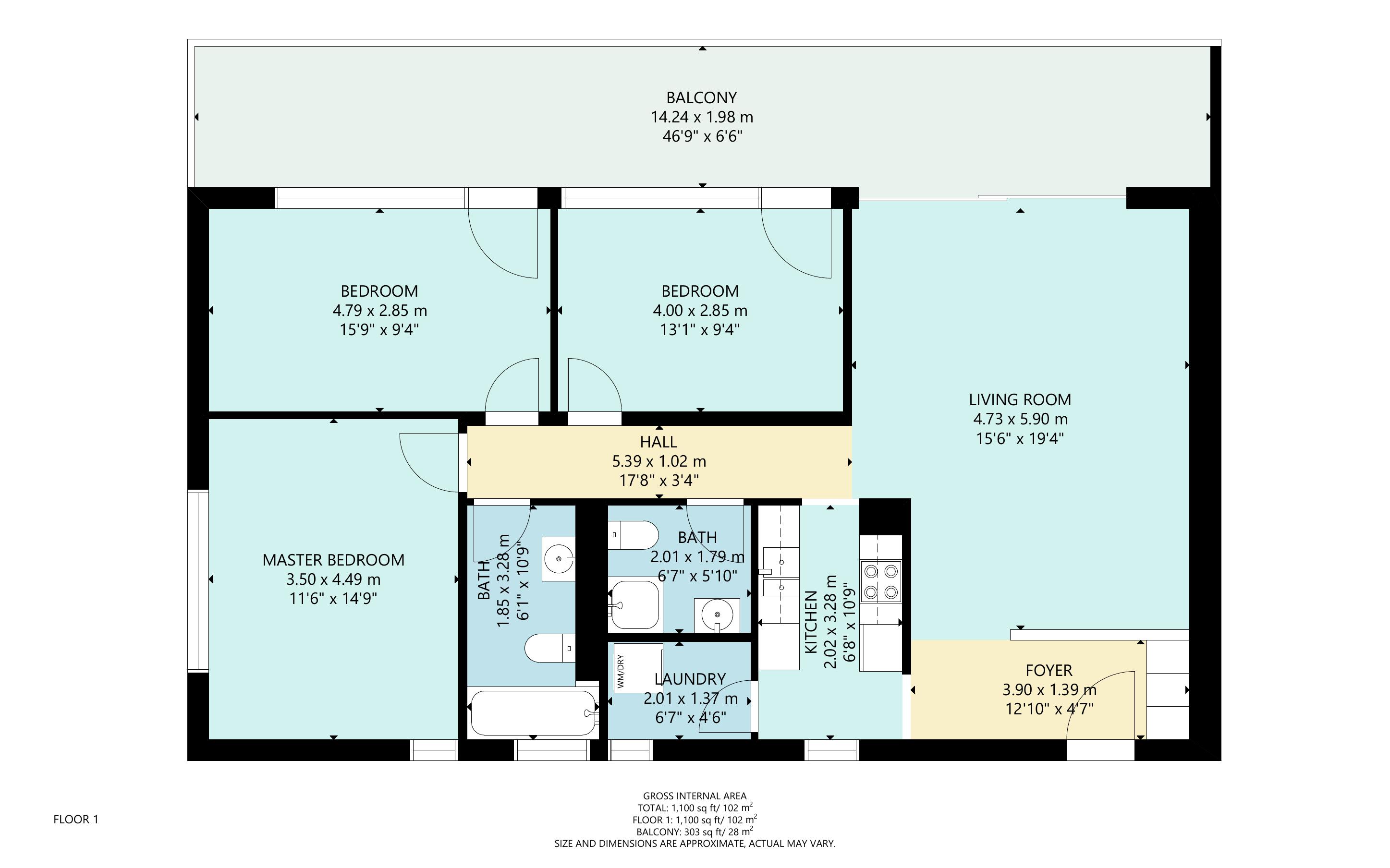 2D floor plan