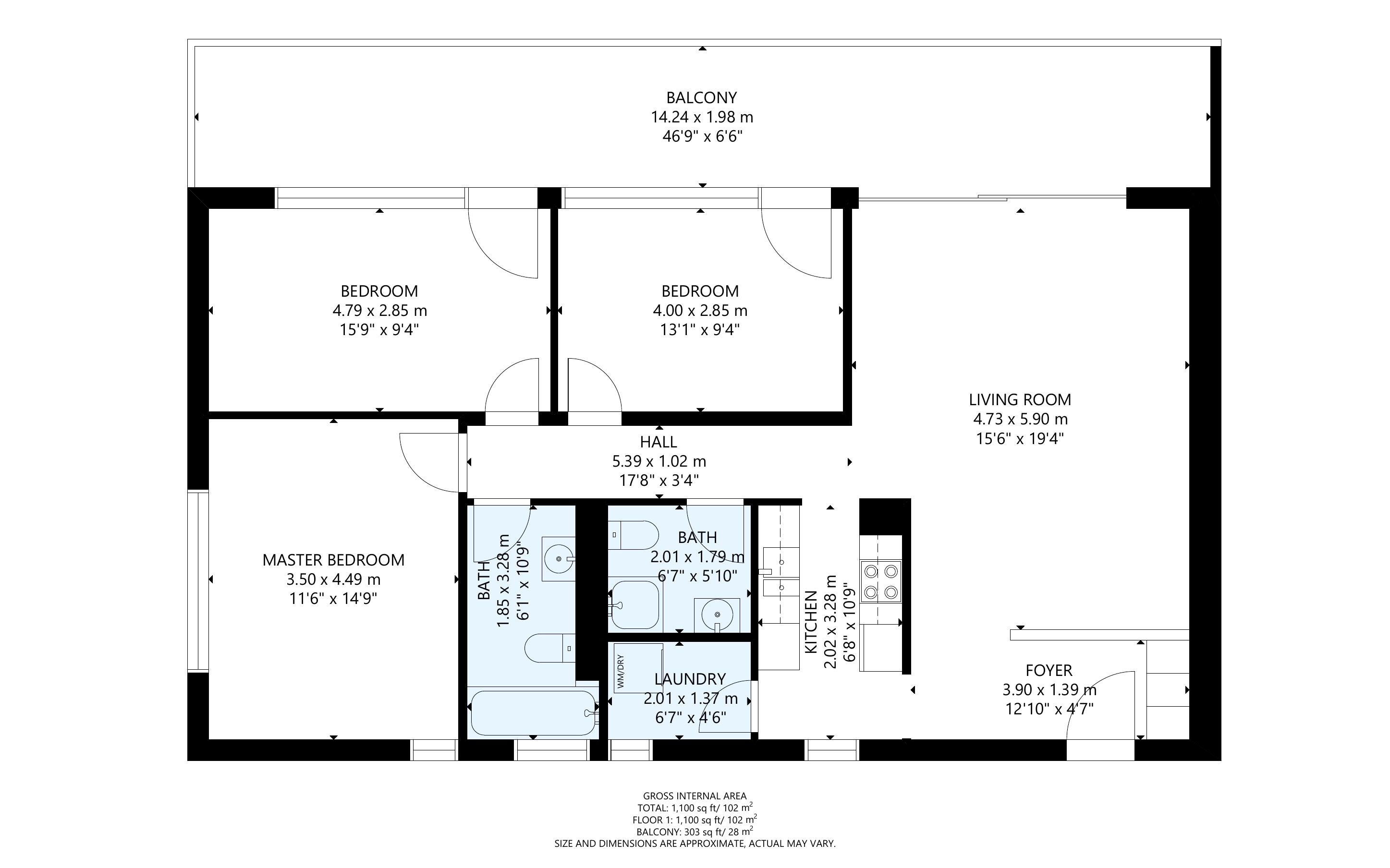 2D floor plan