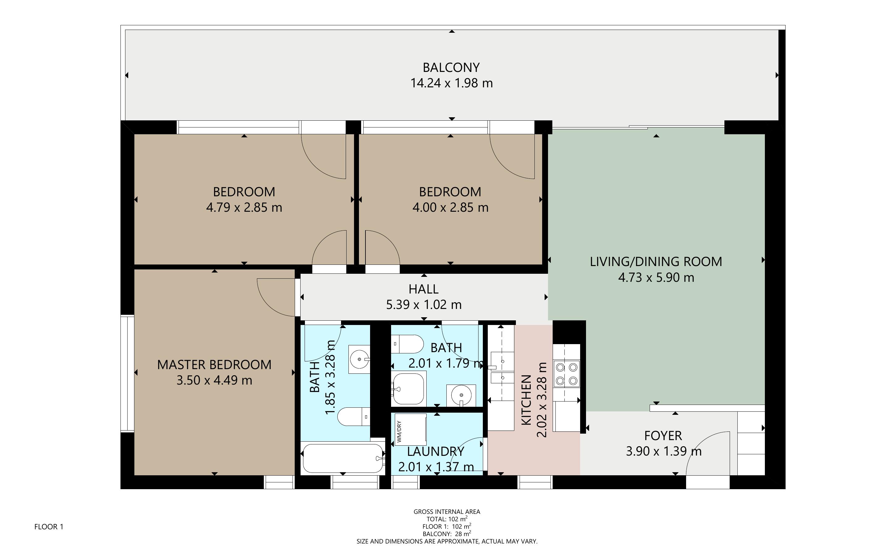 2D floor plan