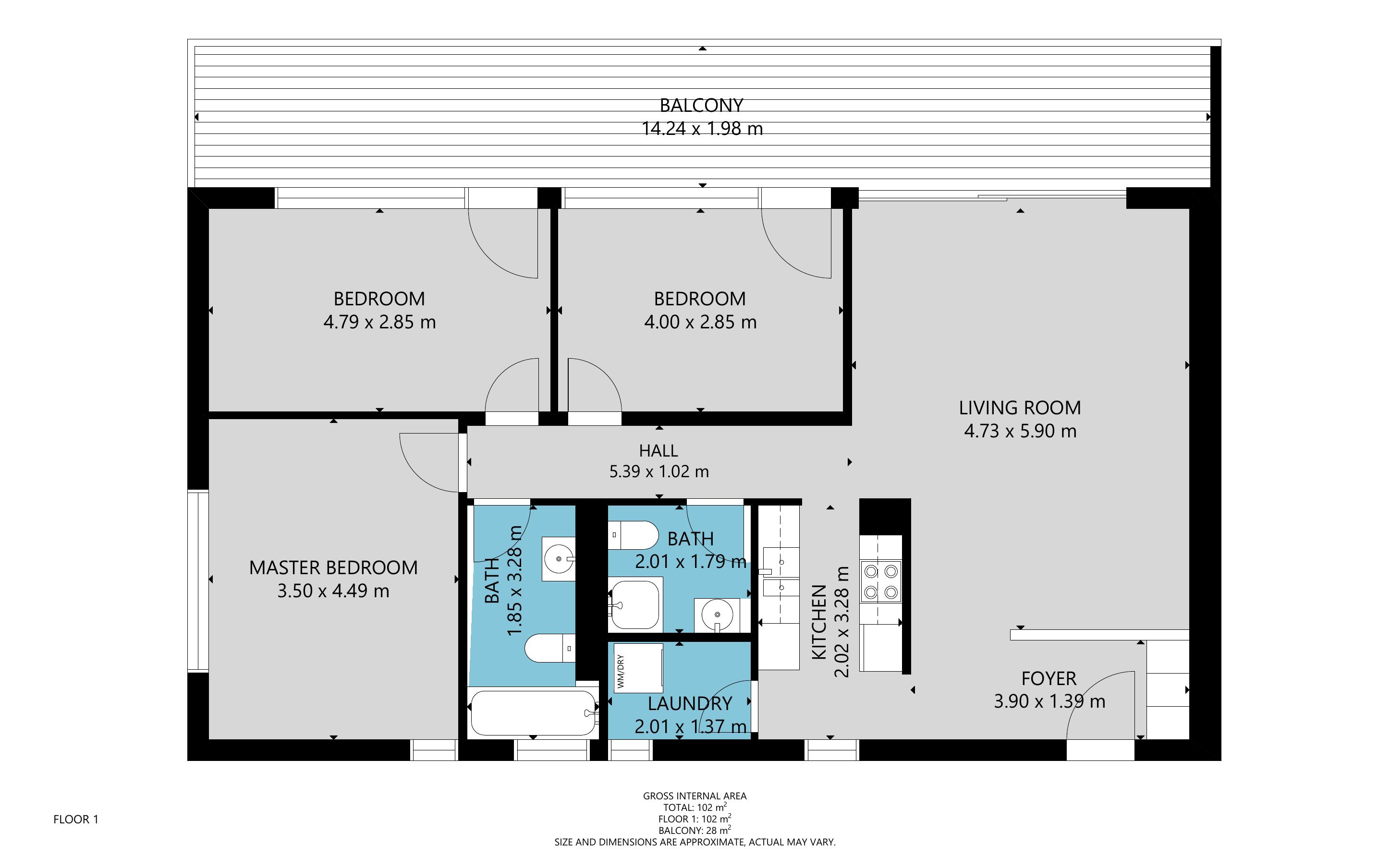2D floor plan