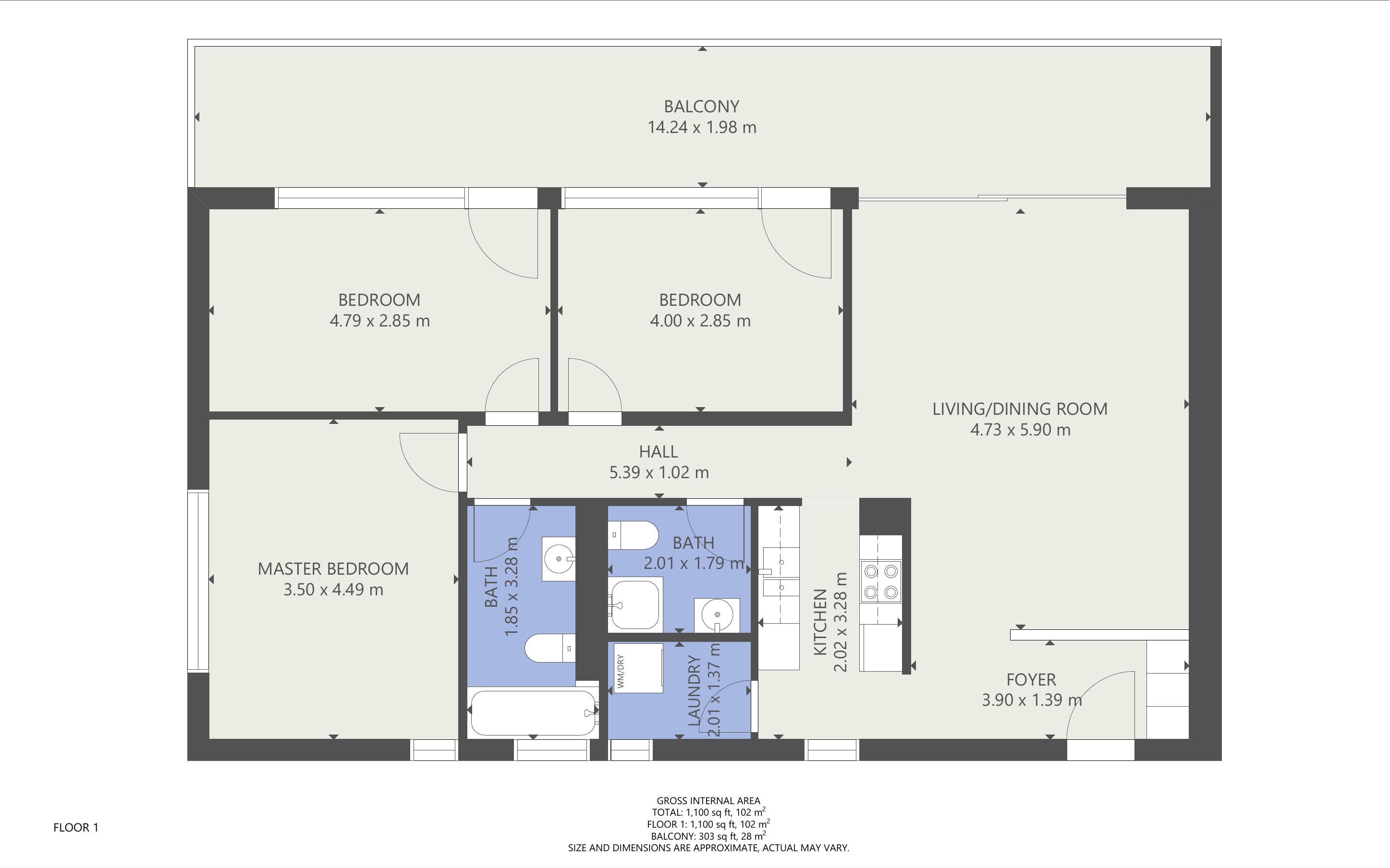 2D floor plan