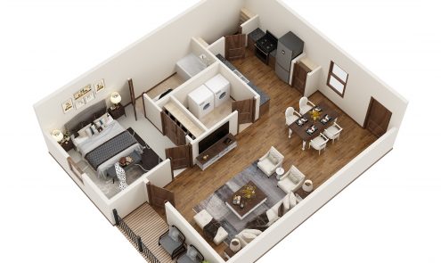 3D floor plan